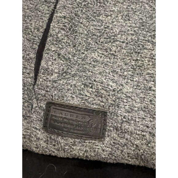 Lauren Ralph Lauren Women Vest Size Medium Patch Gray Grey Zip Front Collar - Picture 7 of 10